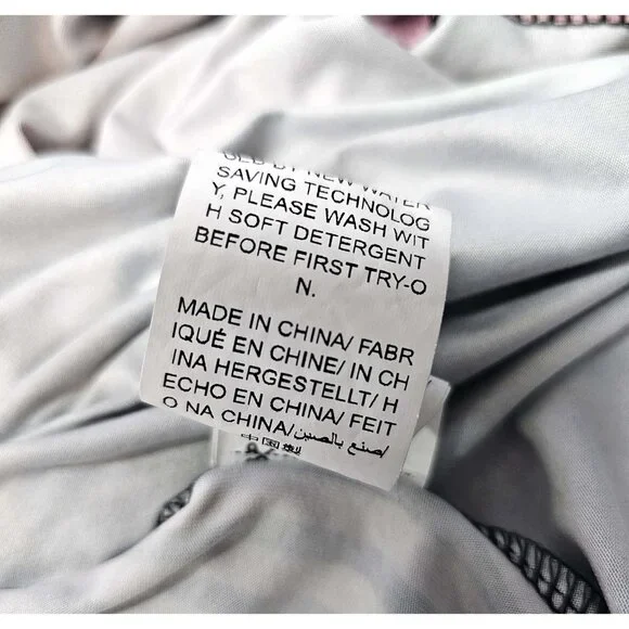 Shein Curve Color-Blocked with Zip V-Neck Short Sleeve 3XL - Picture 8 of 8